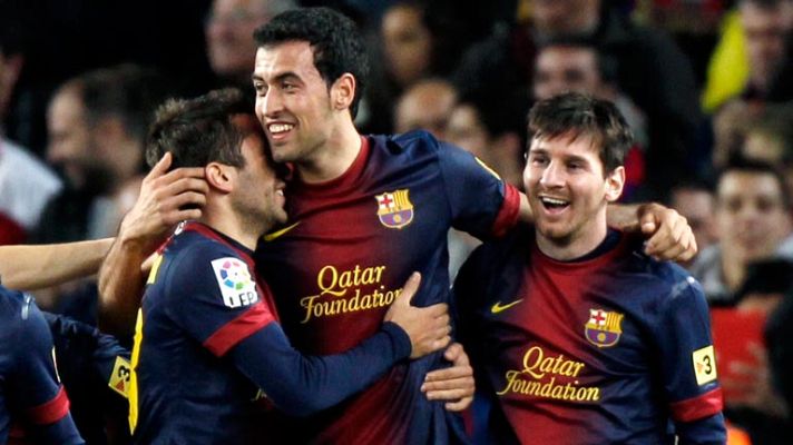 Telediario 1 - El Barcelona, líder más sólido tras vencer al Atlético