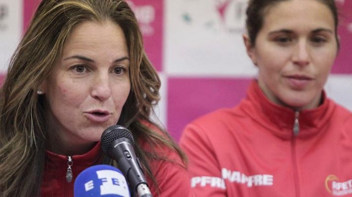 Telediario 1 - Arantxa Sánchez Vicario dimite como capitana de Copa Federación