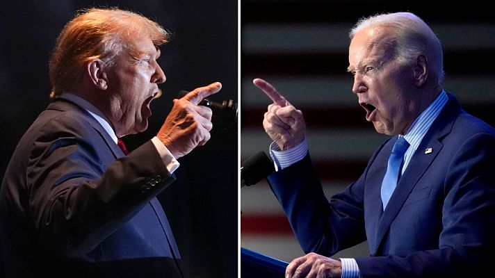 Telediario 1 - Biden y Trump se enfrentan en el primer debate antes de las elecciones presidenciales de noviembre