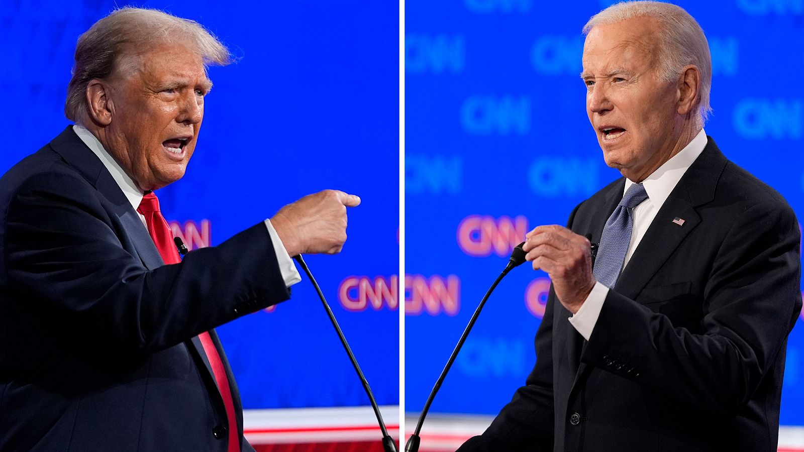 Biden y Trump se enfrentan en el primer debate electoral televisado | Ver