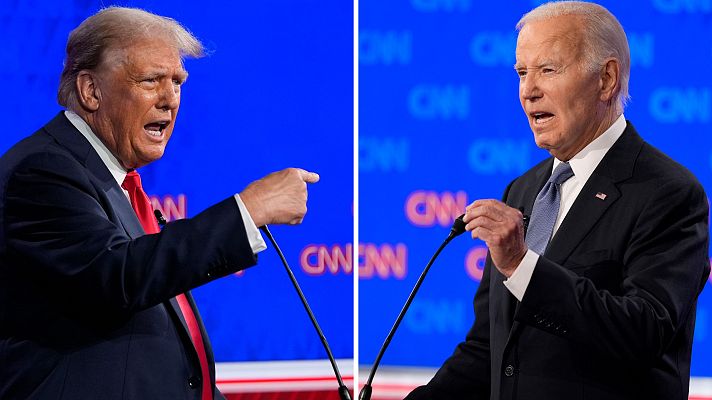 Telediario Matinal - Así ha sido el primer cara a cara televisado entre Biden y Trump