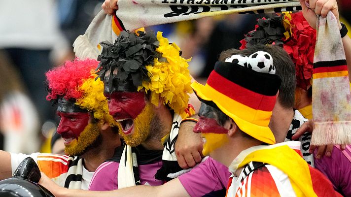 Eurocopa - La afición alemana afronta los octavos ante Dinamarca pensando en España