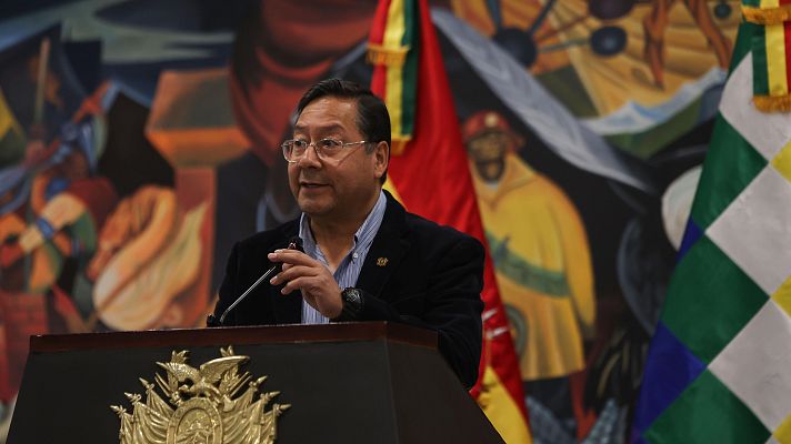 Telediario 1 - El presidente Luis Arce niega que llevara a cabo un autogolpe en Bolivia