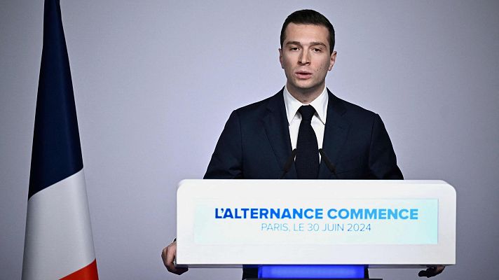 Telediario Fin de Semana - La extrema derecha de Le Pen gana en primera vuelta de las elecciones legislativas francesas