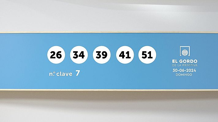 SELAE - Sorteo de la Lotería Gordo de la Primitiva del 30/06/2024
