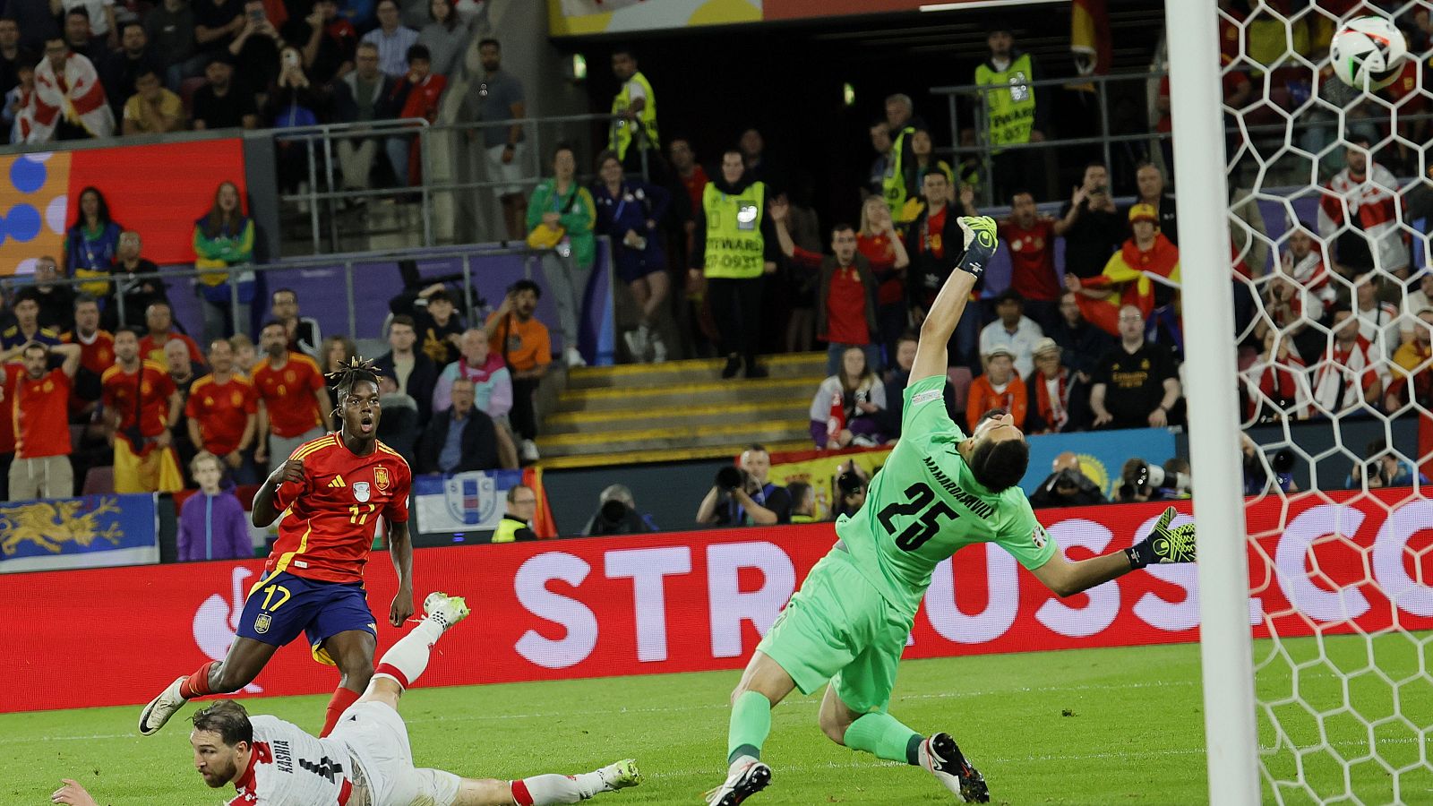 Gol de Nico Williams (75') España- Georgia (3-1) | Eurocopa 2024 - Eurocopa | Ver
