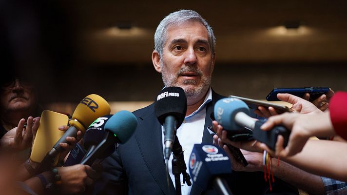 La hora de La 1 - Clavijo califica de "emergencia" la situación en Canarias de 6.000 menores migrantes