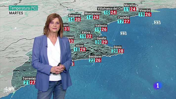L'informatiu - Comunitat Valenciana - El tiempo en la Comunitat Valenciana - 01/07/2024