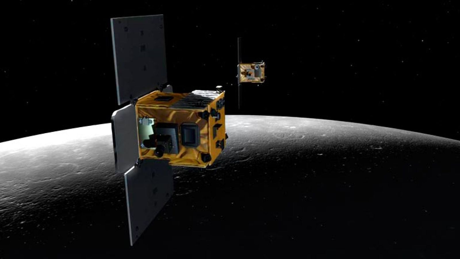 Las sondas GRAIL de la NASA chocan contra la Luna para finalizar su misión