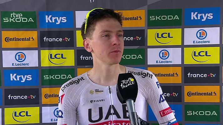 Tour de Francia - Pogacar lidera la cuarta etapa del Tour "en casa"