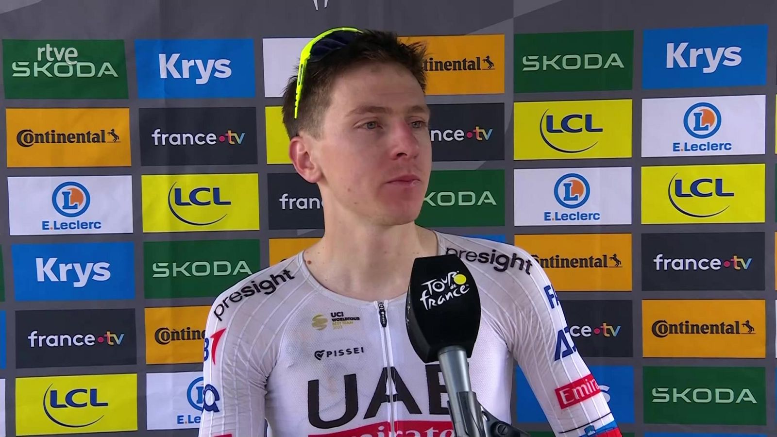 "En casa", Pogacar lidera la cuarta etapa del Tour - Tour de Francia | Ver