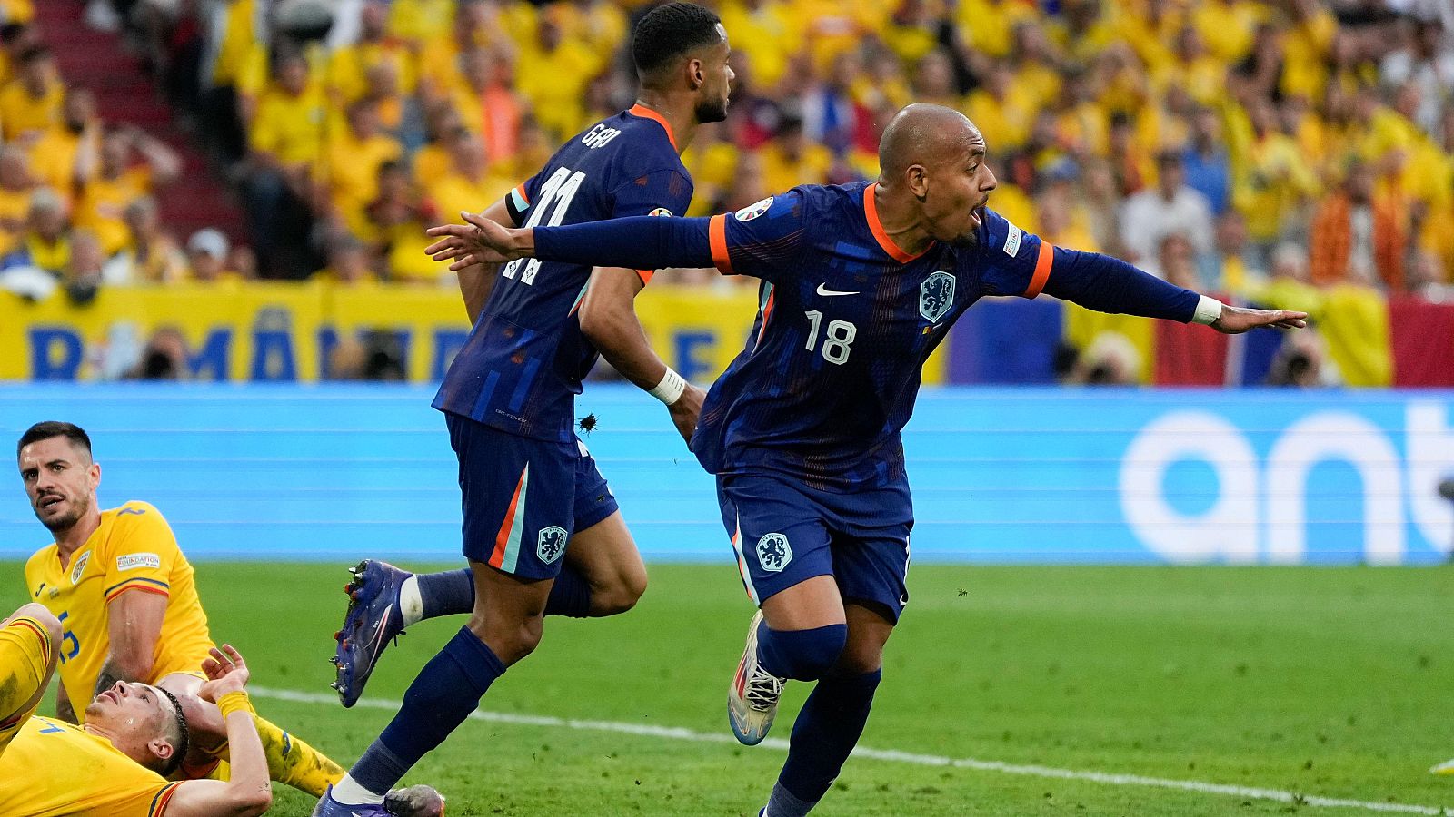 Gol de Malen (83') Rumania - Países Bajos (0-2) | Eurocopa 2024 - Eurocopa | Ver