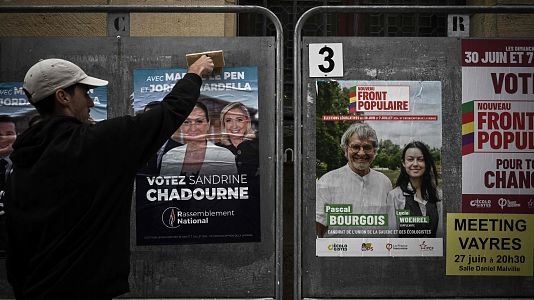 El frente popular de izquierdas y los macronistas retiran ms de 200 candidaturas para frenar a la ultraderecha en Francia