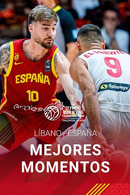 España arrolla a Líbano en su debut en el Preolímpico