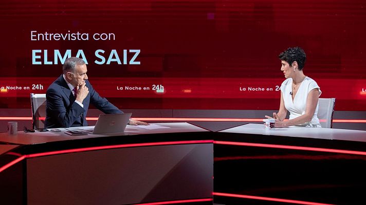 La noche en 24h - Elma Saiz afirma que las declaraciones de Feijóo "alimentan los bulos sobre los menores no acompañados"
