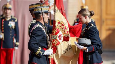 As ha sido el primer ao de formacin militar de la princesa Leonor - Informativo 24h | Ver