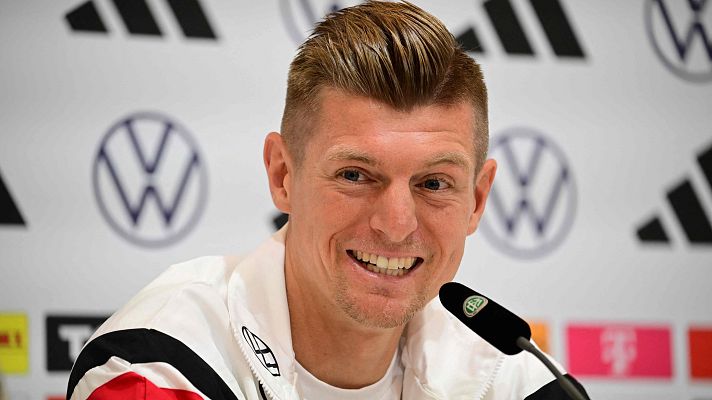 Telediario 1 - Toni Kroos responde a Joselu: "Es normal que quiera retirarme, voy a intentar que no sea así"