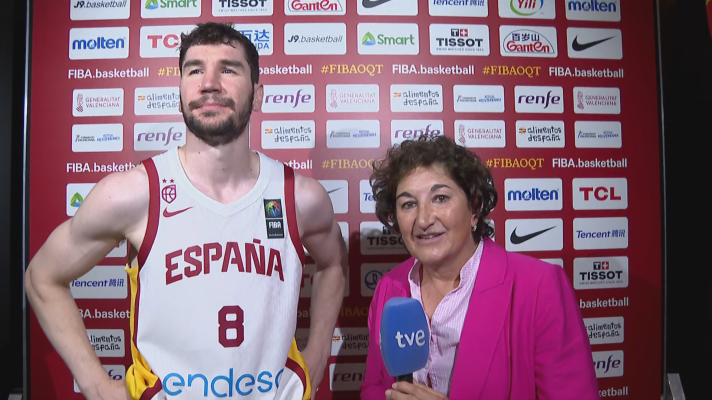Baloncesto en RTVE - Darío Brizuela, a RTVE: "Willy y Santi han tirado del carro, pero el trabajo es coral"