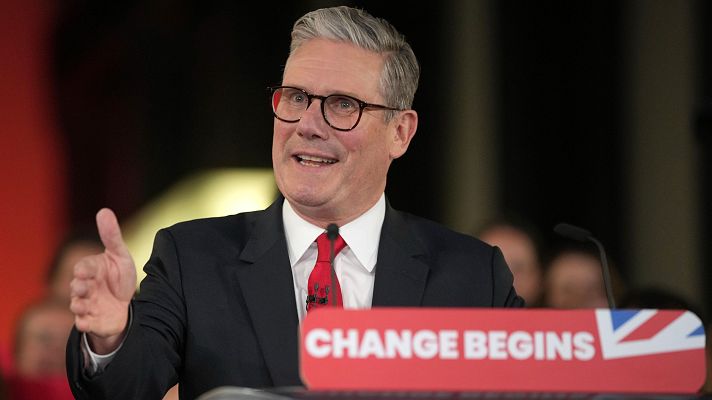 Telediario Matinal - Victoria arrolladora para los laboristas en las elecciones de Reino Unido