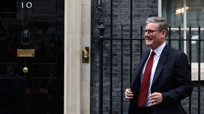 Telediario 1 - La carrera de Starmer hasta llegar al número 10 de Downing Street