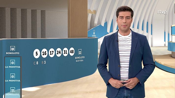 Loterías - Sorteo de la Bonoloto y Primitiva del 06/07/24