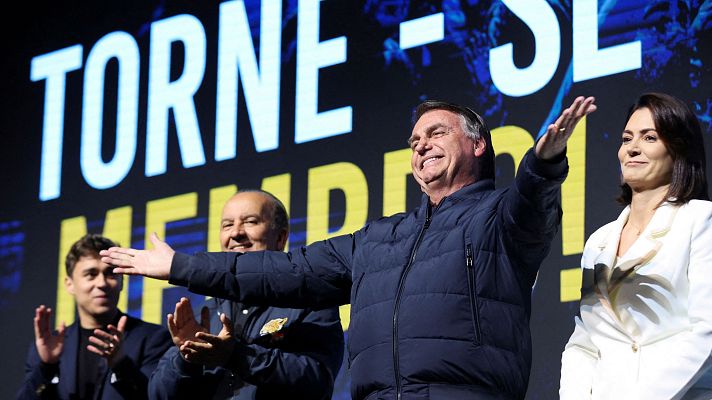 Telediario Fin de Semana - Brasil acoge una cumbre de la ultraderecha latinoamericana con el expresidente Jair Bolsonaro como anfitrión