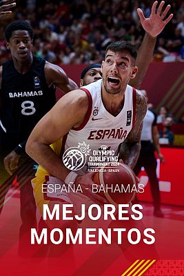 España - Bahamas. Final del Preolímpico de básquet. Resumen