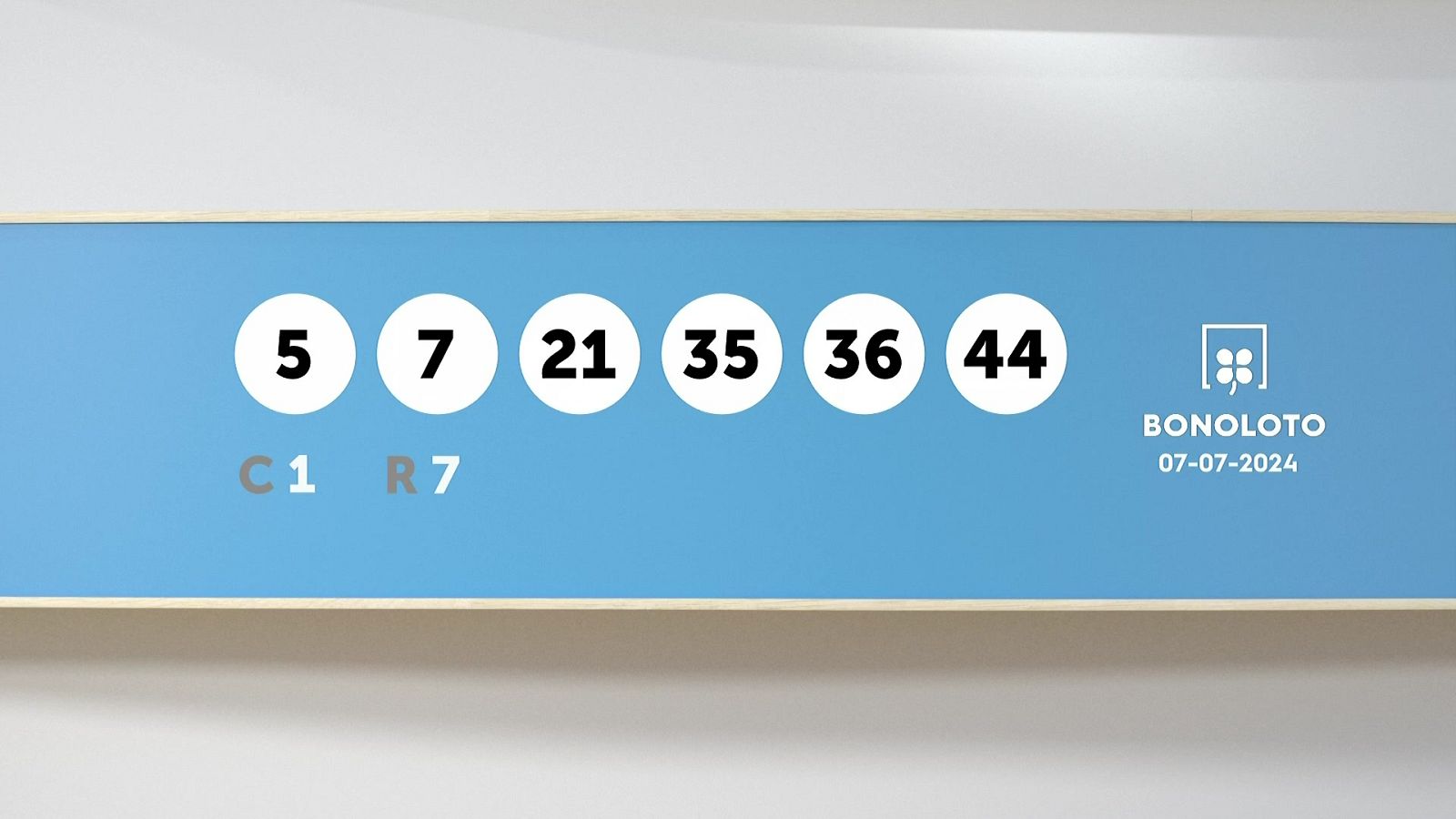 Sorteo de la Lotería Bonoloto del 07/07/2024 - Ver ahora