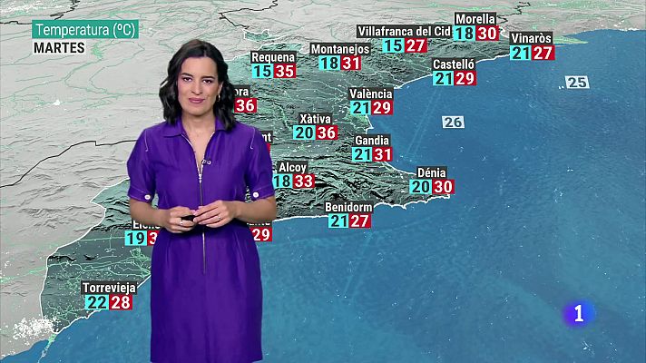 L'informatiu - Comunitat Valenciana - El tiempo en la Comunitat Valenciana - 08/07/2024