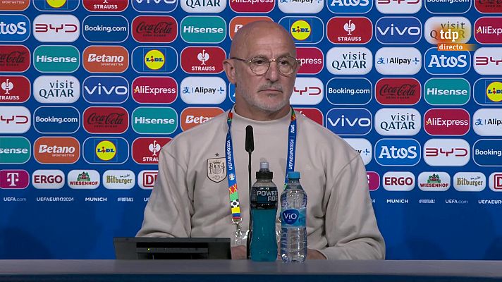 Eurocopa - Rueda de prensa de Luis de La Fuente y Rodri