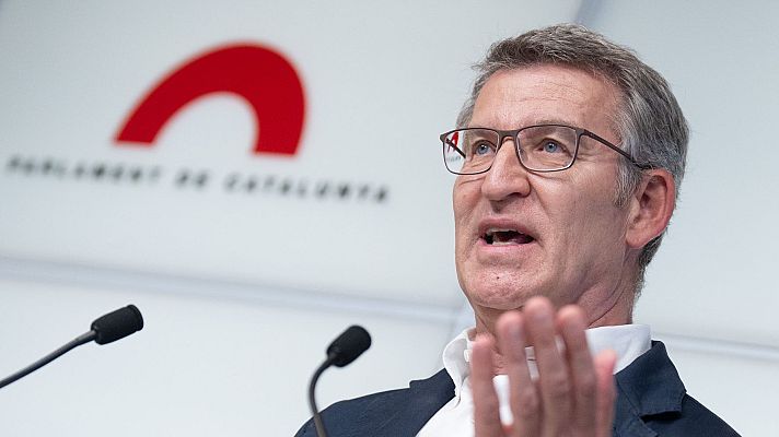 Telediario 2 - Choque entre PP y Vox por el reparto de menores procedentes de Canarias