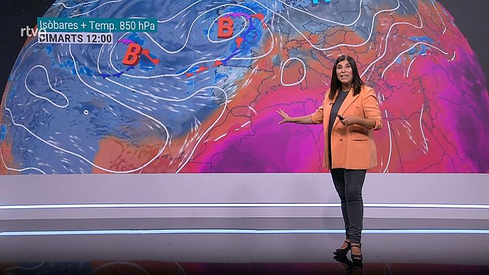 El temps - Sol radiant i calor de ple estiu