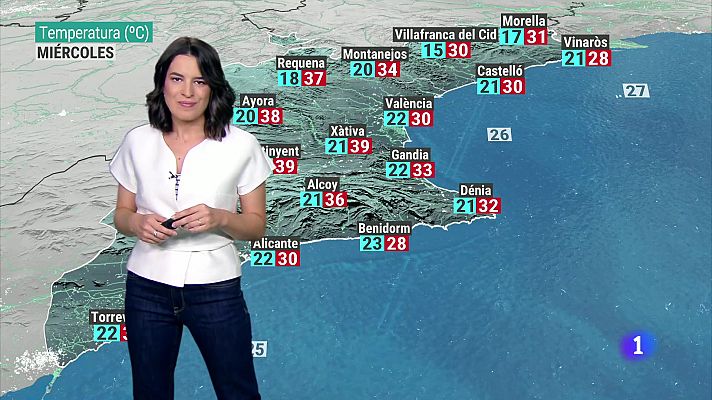L'informatiu - Comunitat Valenciana - El tiempo en la Comunitat Valenciana - 09/07/2024