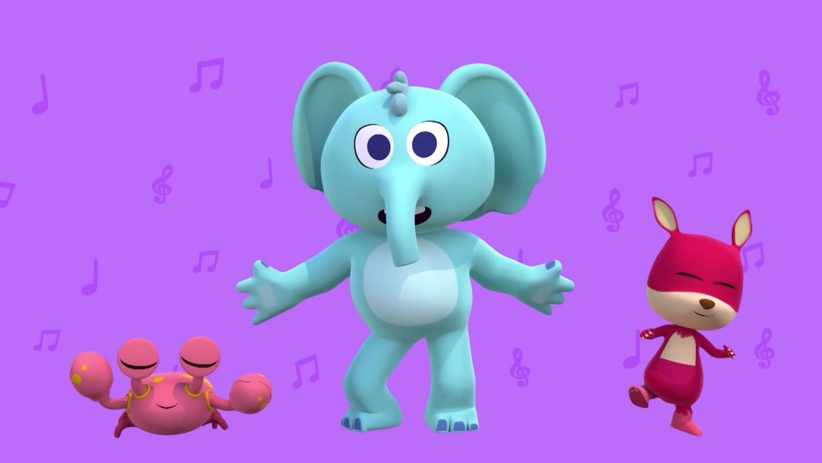 Canciones del Zoo - El elefante pa'lante - El Reino Infantil | Ver