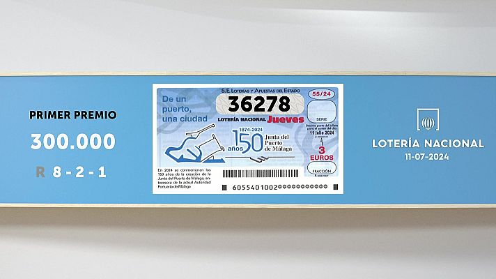 SELAE - Sorteo de la Lotería Nacional del 11/07/2024