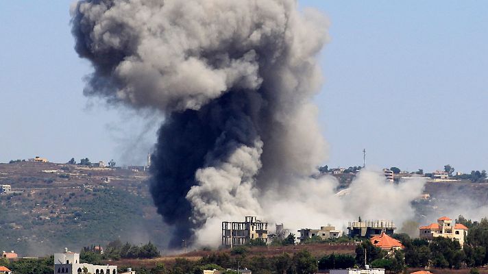 Telediario 1 - La frontera entre Israel y Líbano sufre la mayor oleada de violencia en los últimos 20 años