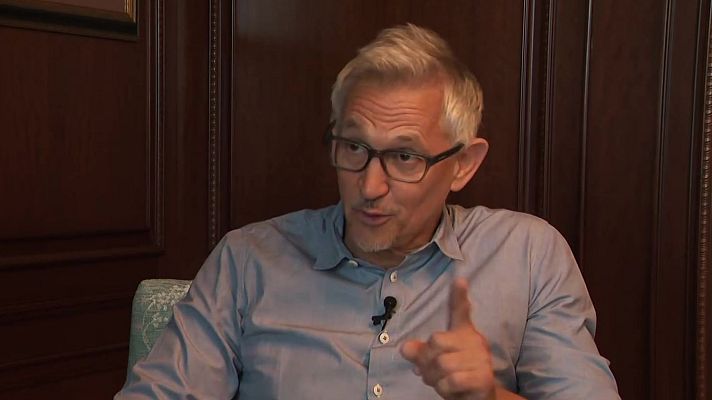 Telediario 1 - Gary Lineker, a RTVE: "Yamal es un fenómeno, pero el hombre más importante de España es Rodri"