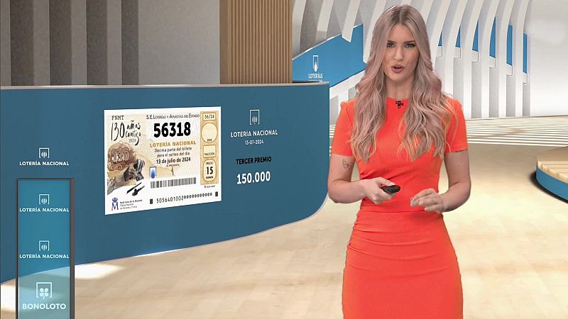 Sorteo de la Lotería Nacional del 13/07/24 - ver ahora