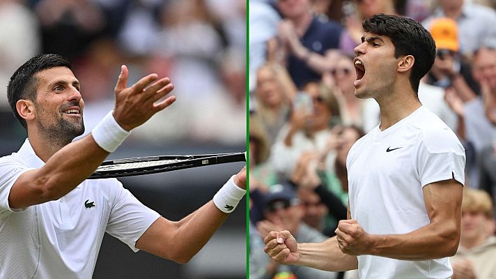 Telediario Fin de Semana - Wimbledon | Alcaraz y Djokovic vuelven a verse las caras un año después en el mismo escenario
