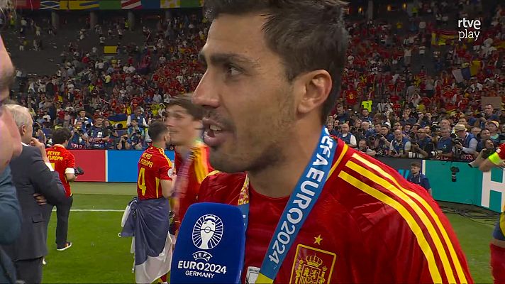 Eurocopa - Rodri, MVP de la Eurocopa: "Es el mejor día de mi carrera"
