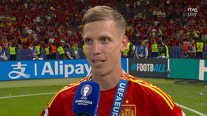 Eurocopa - Dani Olmo, campeón de la Euro: "Ha sido el torneo soñado"