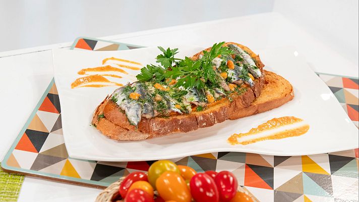 Saber vivir - Receta de boquerones asados con tomates cherry