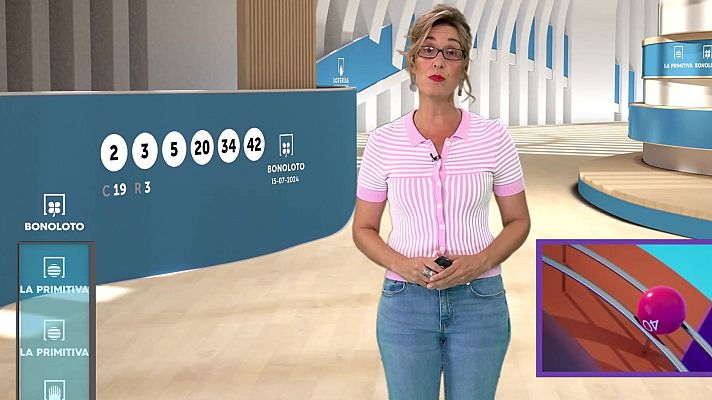 Loterías - Sorteo de la Bonoloto y Primitiva del 15/07/2024