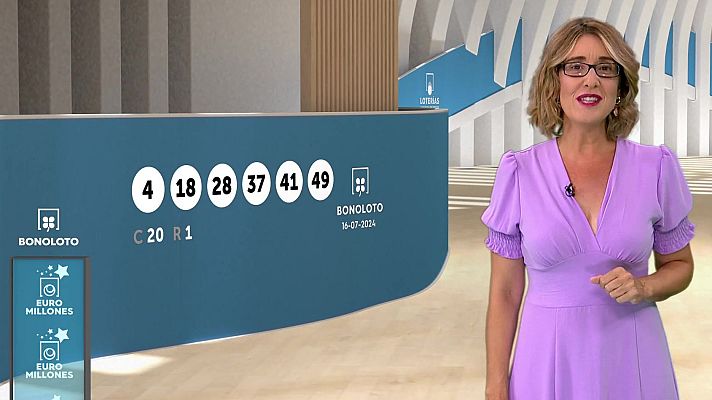 Loterías - Sorteo de la Bonoloto y Euromillones del 16/07/2024