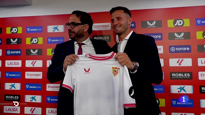 Telediario 1 - Saúl, nuevo jugador del Sevilla FC