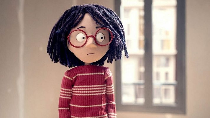 Telediario 1 - 'Olivia y el terremoto invisible', una historia de desahucios rodada en 'stop motion'