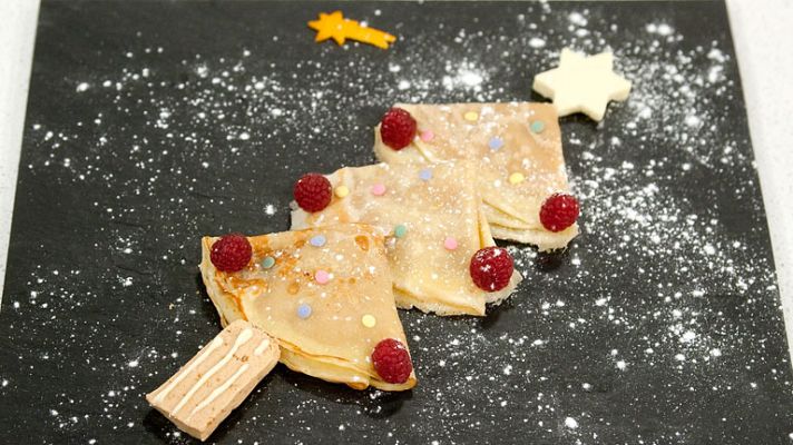 La mañana - Crepes rellenos de turrón