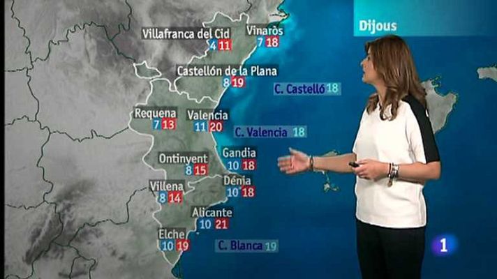 L'informatiu - Comunitat Valenciana - El tiempo en la Comunidad Valenciana - 19/12/12