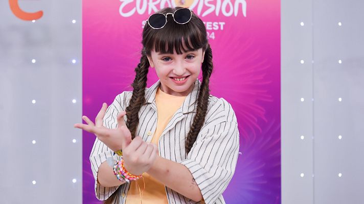 Eurovisión Junior - Rueda de prensa de presentación de Chloe DelaRosa