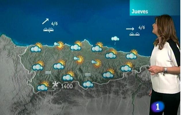 Panorama Regional - El tiempo en Asturias - 19/12/12